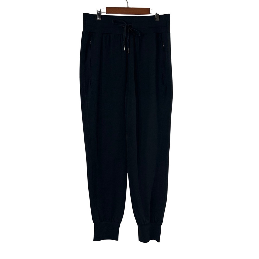 Lululemon Athletica On the Fly Jogger Black Luxtreme High Rise Pants Size 8